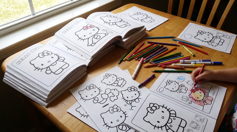 Dibujos para colorear de Hello Kitty